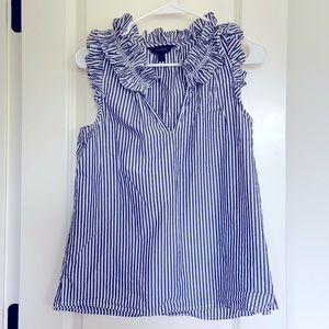 Jcrew Ruffle Top